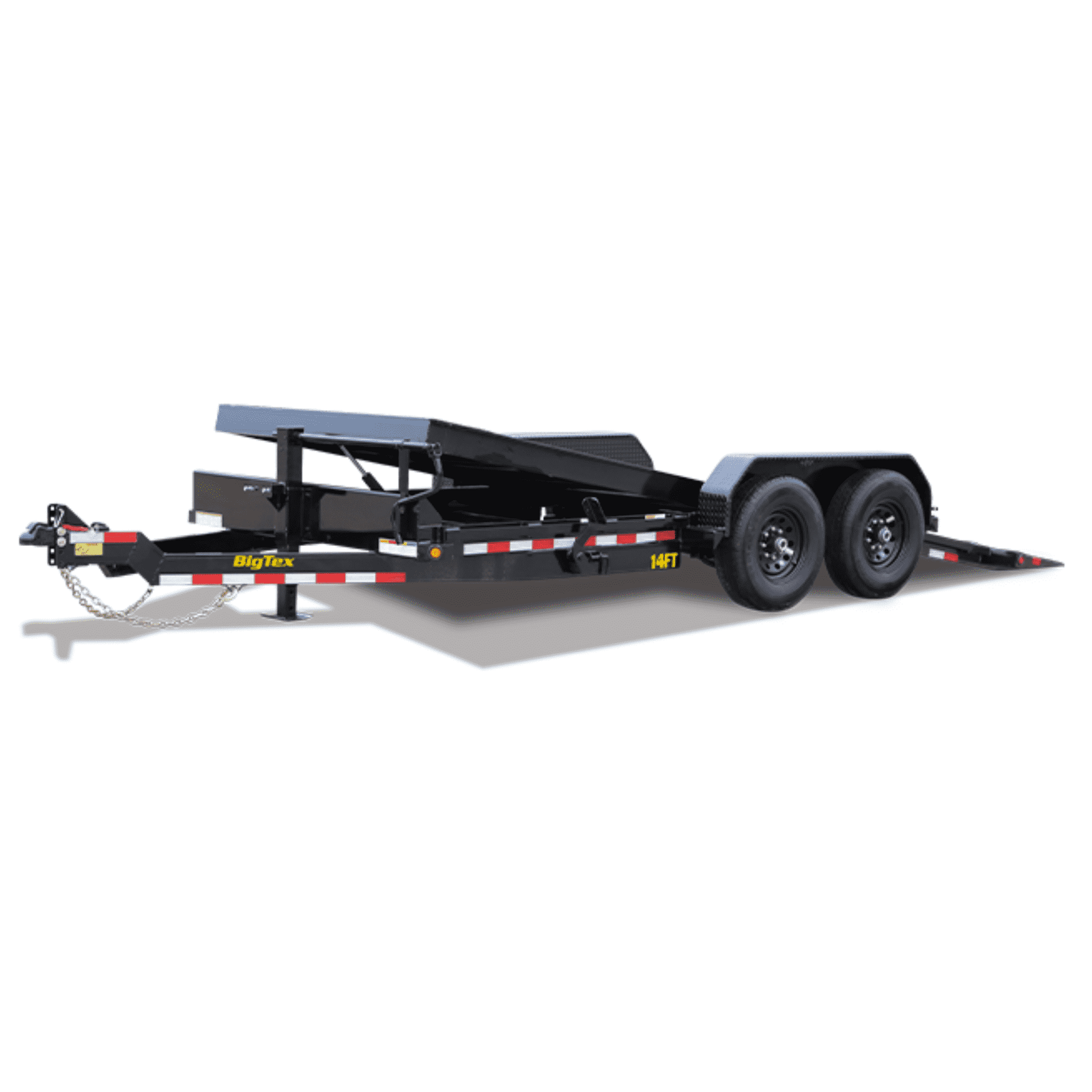 14FT Big Tex Heavy Duty Full Tilt Bed Equipment Trailer | 14FT