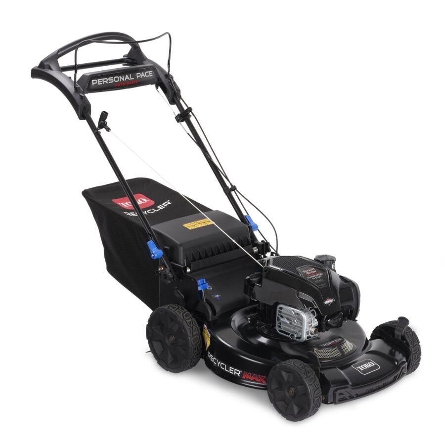 21486 Toro Recycler Max Mower 163cc Briggs Engine Personal Pace with Smart Stow & Spin-Stop (22") - Image 1