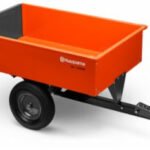 Husqvarna 12 CU FT Steel Swivel Dump Cart