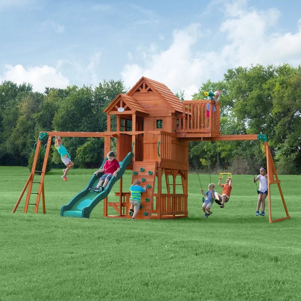 6113D-Skyfort-II-Hero-CC_d3805e29-c520-40f1-a437-982e7c81f2d3 Backyard Discovery Skyfort II Cedar Wood Swing Set