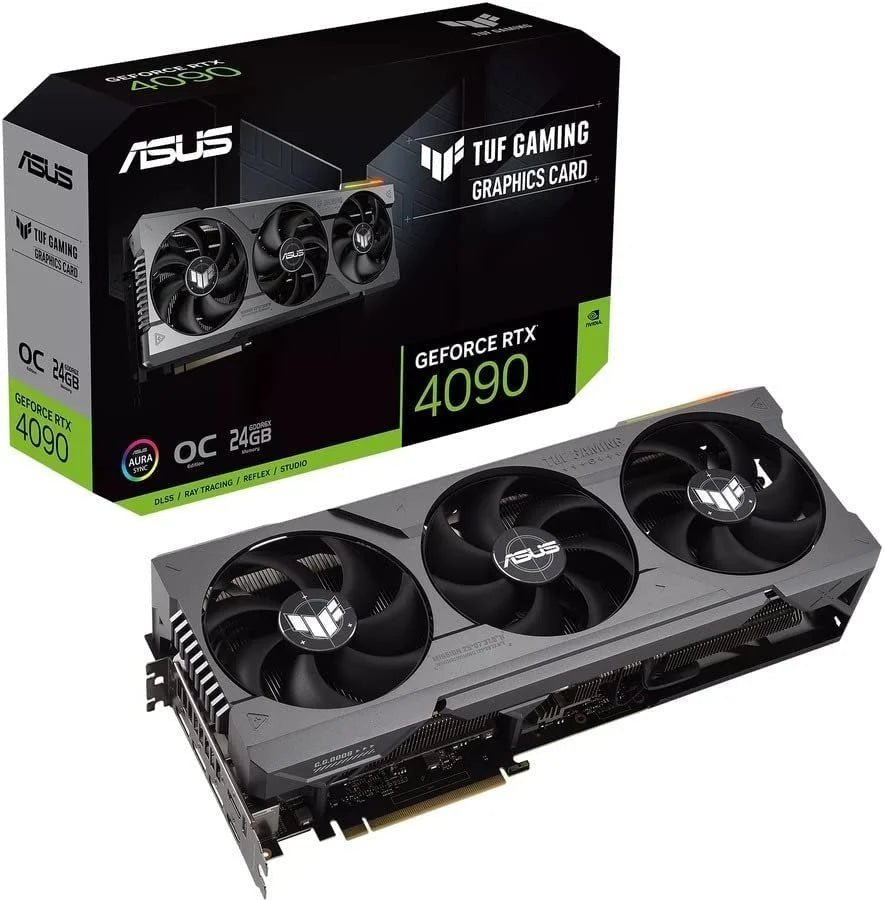 61D91Wy2jQL._AC-1 ASUS TUF GeForce RTX 4090 OC Edition Gaming Graphics Card (PCIe 4.0, 24GB GDDR6X, HDMI 2.1a, DisplayPort 1.4a)