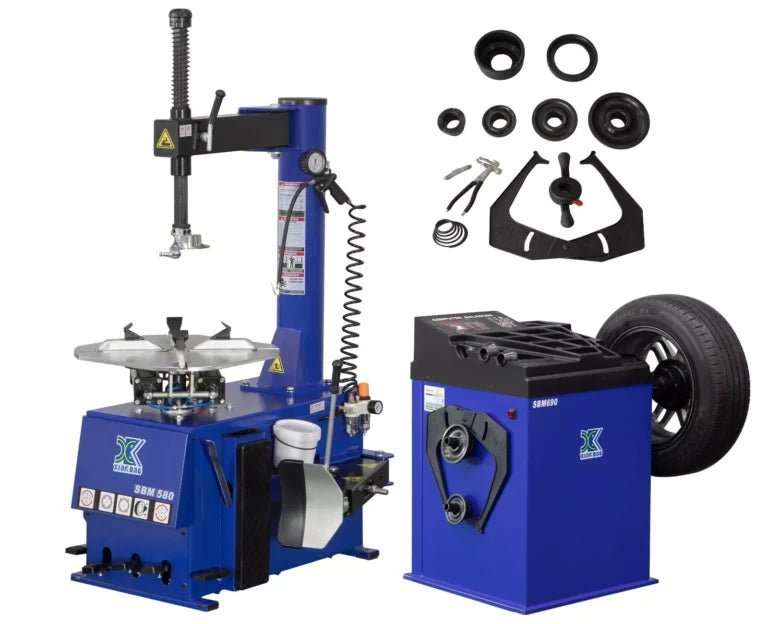 7-1 2.0 HP Tire Changer & Wheel Balancer Machine Combo 580 690
