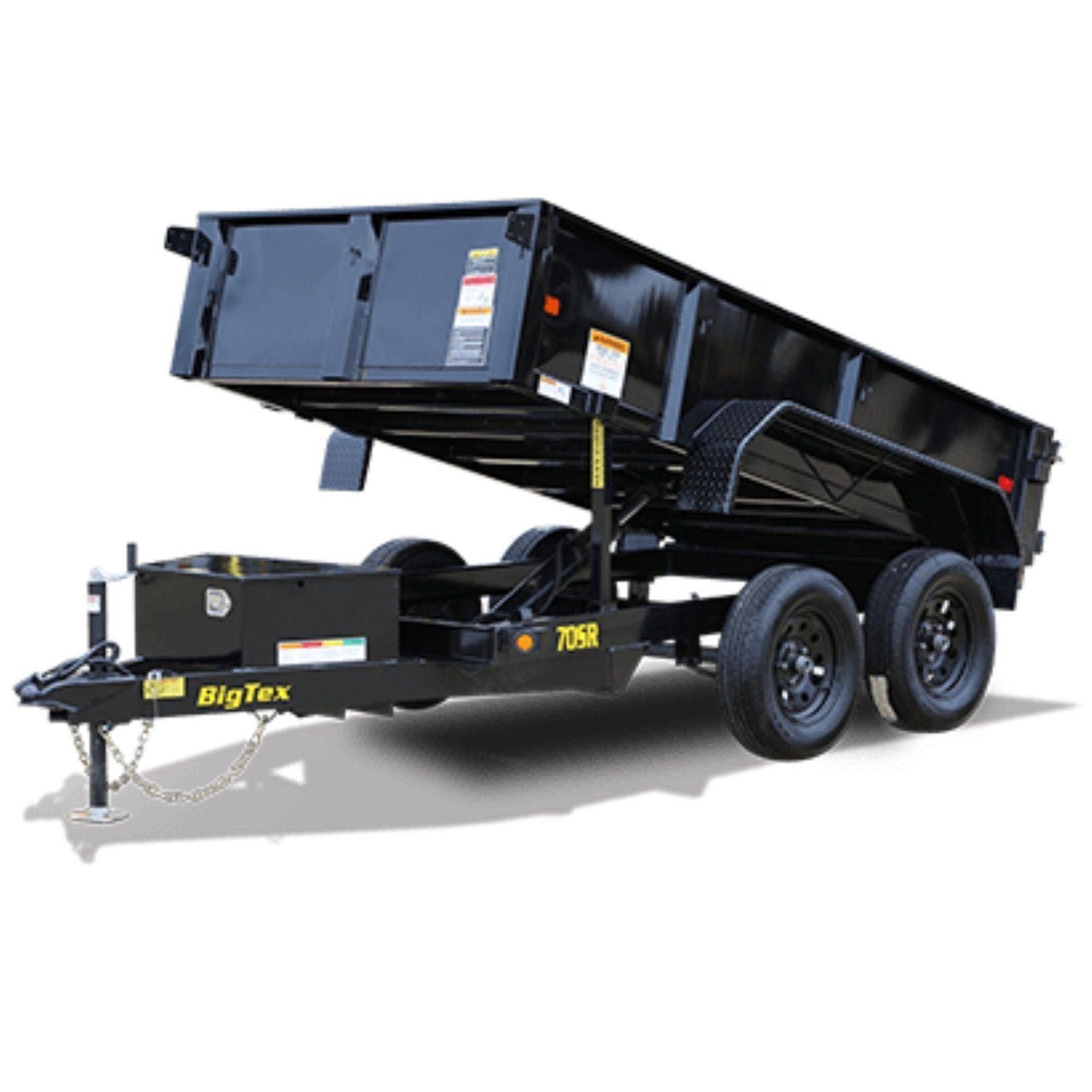 70SR_1 Big Tex Tandem Axle Single Ram Dump Trailer | 70SR-10-5WDD