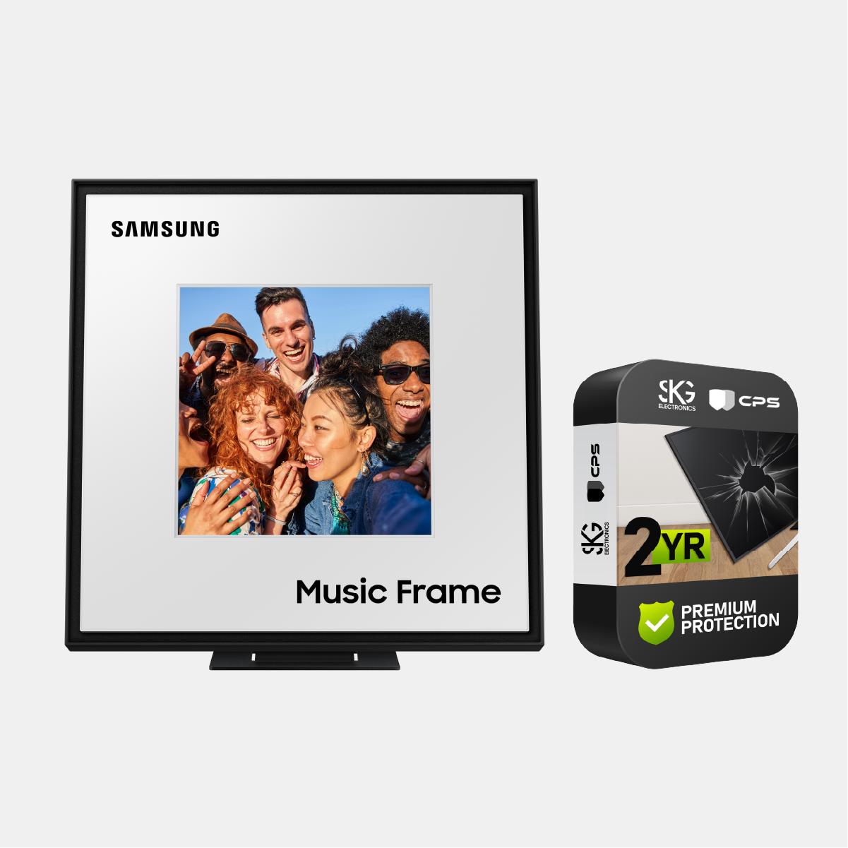 HW-LS60D_2yr_accidental_1 SAMSUNG Music Frame Dolby Atmos Smart Speaker - HW-LS60D/ZA (2024) + Bundle 2 Year Accidental Repair Plan Extended - Image 1