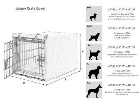 Wire Crate Cover Sizing Guide