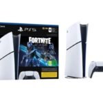 Sony PlayStation 5 PS5 Slim Digital Edition Console – Fortnite Cobalt Star Bundle, EU Plug