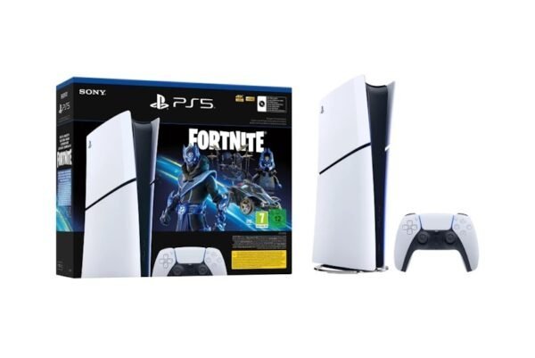 Sony PlayStation 5 PS5 Slim Digital Edition Console – Fortnite Cobalt Star Bundle, EU Plug