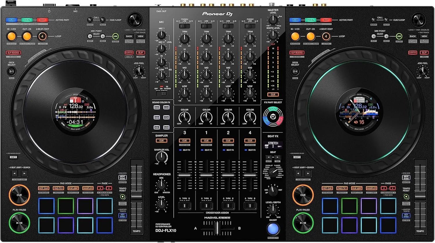 a1-77 Pioneer DJ DDJ-FLX10 4-Channels DJ Controllers