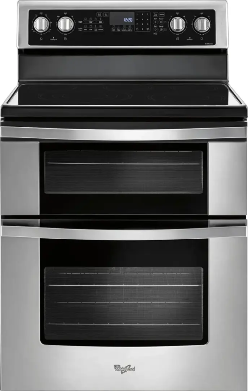 Whirlpool 6.7 Cu. Ft. Electric Double Oven Range with True Convection