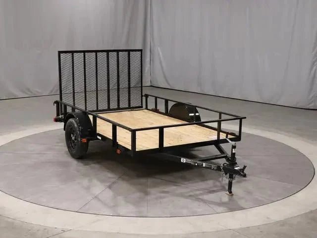 6×10 Single Axle Utility Trailer – Wood Floor & LED Lights – UK Fast Gas