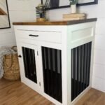 Large Dog Crate with Drawer