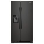 Whirlpool 21 Cu. Ft. Side-by-Side Refrigerator – Black