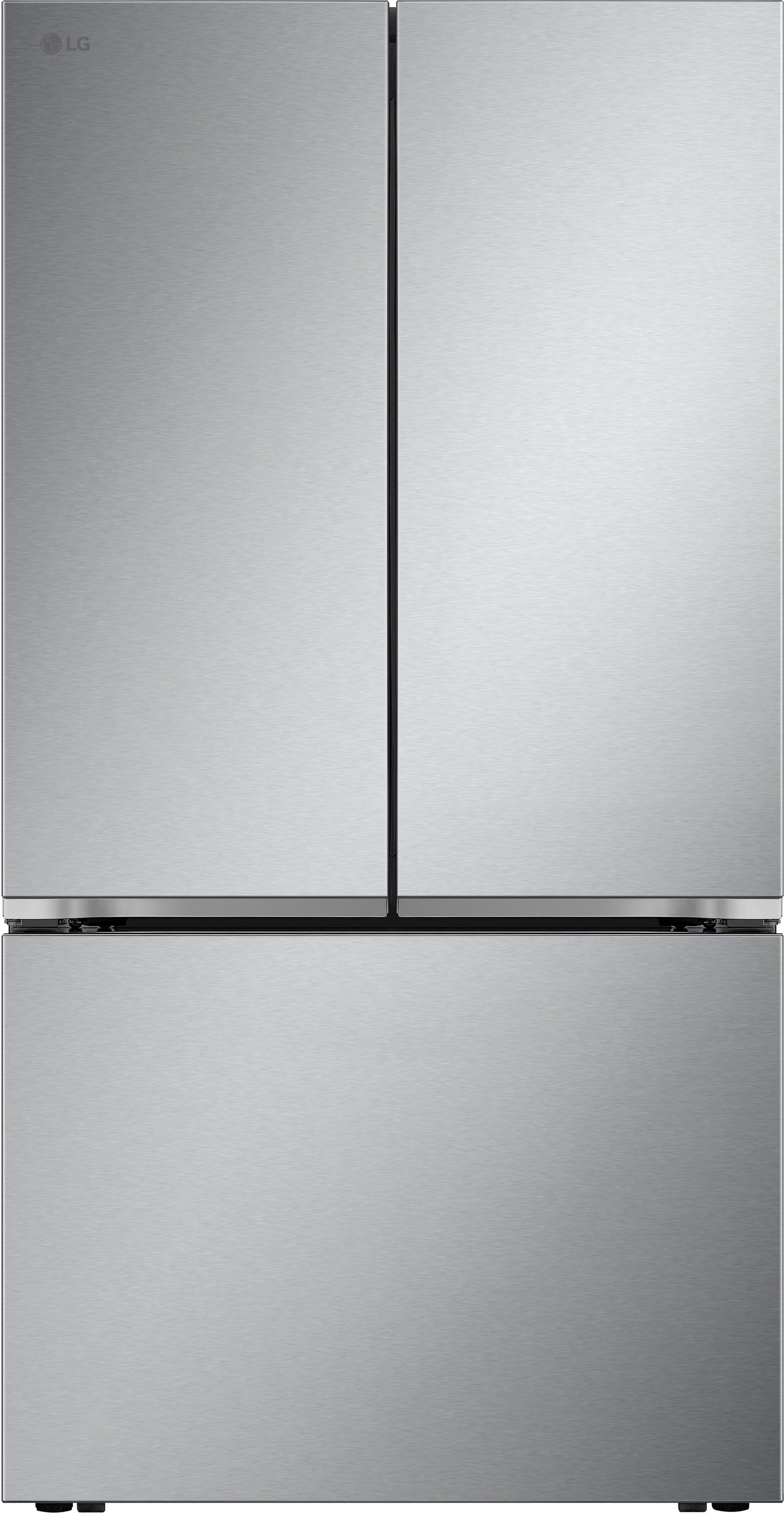 21e270c9-fb65-41ea-8b79-d1c7aff6e2ff LG - 36-in Wide Counter-Depth MAX 26.5 Cu. Ft. French Door Smart Refrigerator with Internal Water Dispenser - Stainless Steel - Image 1