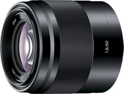 5638022_sa Sony 50mm f/1.8 Optical Lens for Select E-Mount Cameras – Black - Image 1