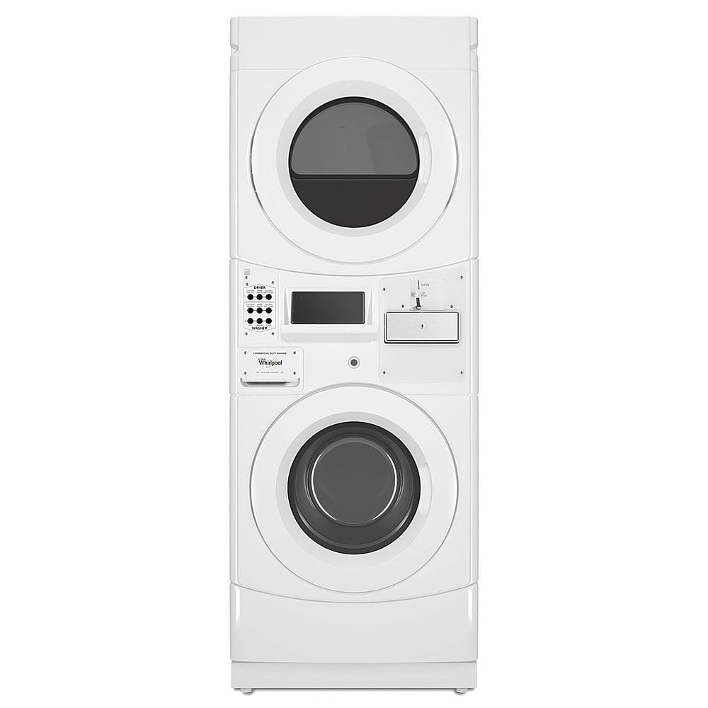6309127_sd Whirlpool Front-Load Washer and Electric Dryer Set – White - Image 1