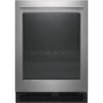 Whirlpool - 14-Bottle Dual Zone Wine Refrigerator - Stainless Steel