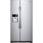 Whirlpool 21.4 Cu. Ft. Side-by-Side Refrigerator – Stainless Steel