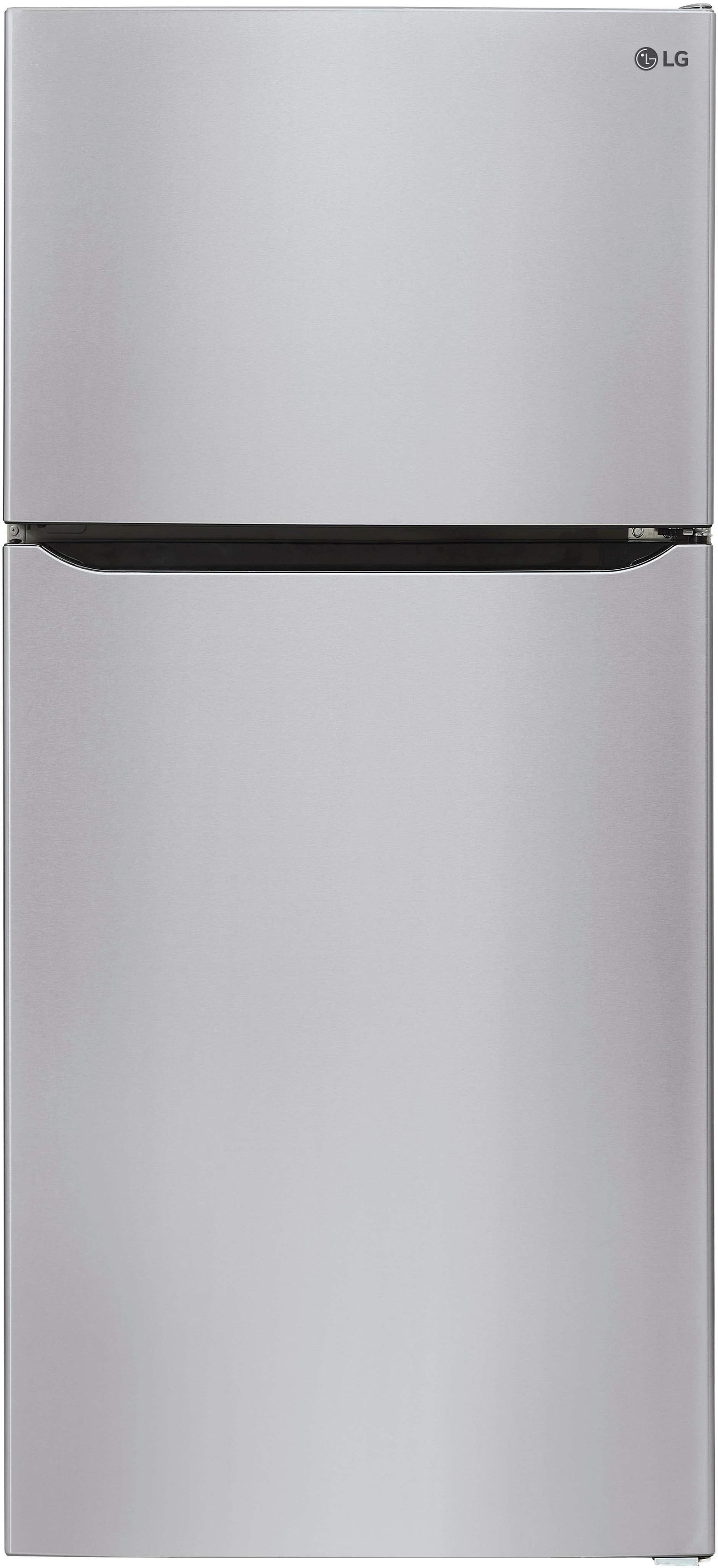 6470555_sd LG - 33-in Wide 23.8 Cu. Ft. Top Freezer Refrigerator with Internal Water Dispenser - Stainless Steel - Image 1