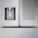 LG - 36-in Wide Counter-Depth MAX 25.5 Cu. Ft. French Door-in-Door Smart Refrigerator with Mirror InstaView - Stainless Steel