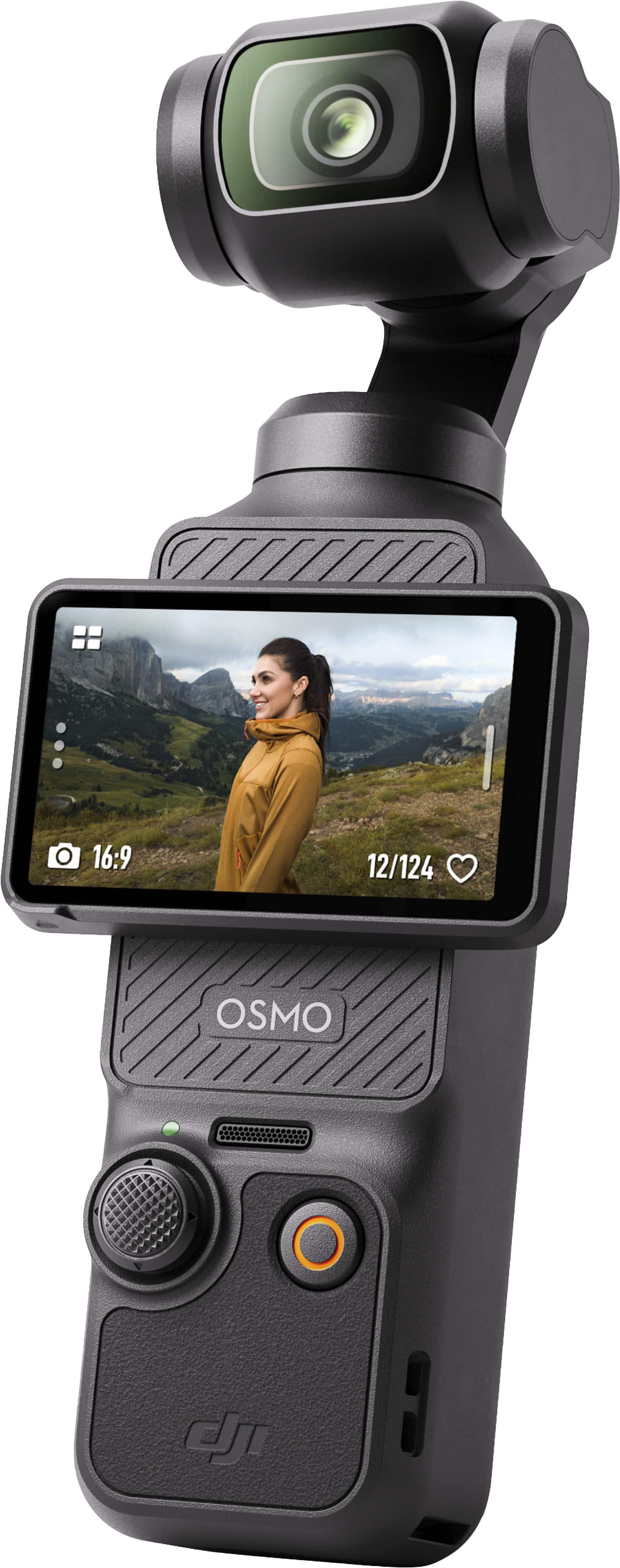 6560933_rd DJI - Osmo Pocket 3 3-Axis Stabilized 4K Handheld Camera with Rotatable Touchscreen - Gray - Image 1