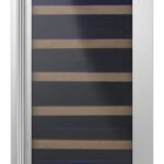 Whirlpool 34-Bottle Built-In Wine Cooler – Stainless Steel