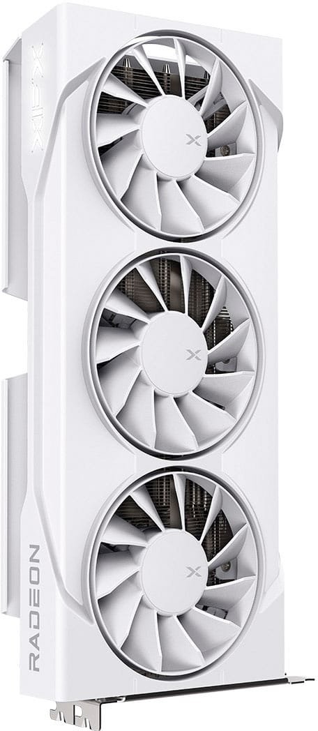 a06d46dd-3a15-4f3d-93a5-752a1dff427c XFX - Swift AMD Radeon RX 9060XT 16GB GDDR6 PCI Express 5.0 Gaming Graphics Card - White - Image 1