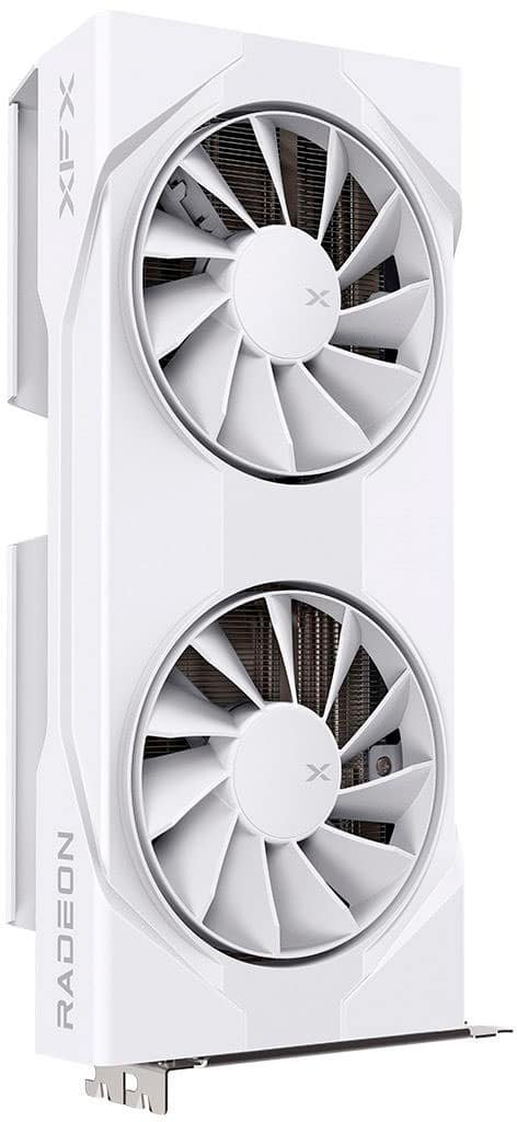 a671630d-758c-4e26-8e2a-548f0aed77e4 XFX - Swift AMD Radeon RX 9060XT OC Gaming Edition 8GB GDDR6 PCI Express 5.0 Gaming Graphics Card - White - Image 1